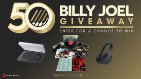 Billy joel 50th anniversary prize pack signed vinyl collection volume 1 box set bluetooth turntable noise cancelling headphones