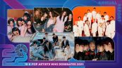 top K-pop acts 2022