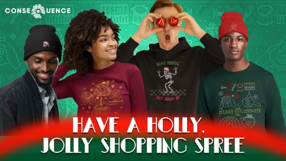 holiday merch jolly af consequence shop christmas clothes