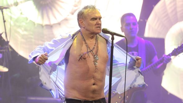 Morrissey shirtless