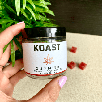 Get 25% OFF on Koast's Full Spectrum CBD + Delta-8 Gummies